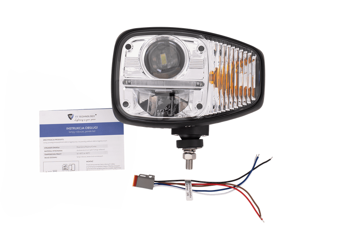 Світлодіодні фари TT Technology TT.16611-L+TT.16611-P з 3 функціями, 23xLED 2350lm ліва+права для JCB/Cat/Manitou/Volvo/Terex