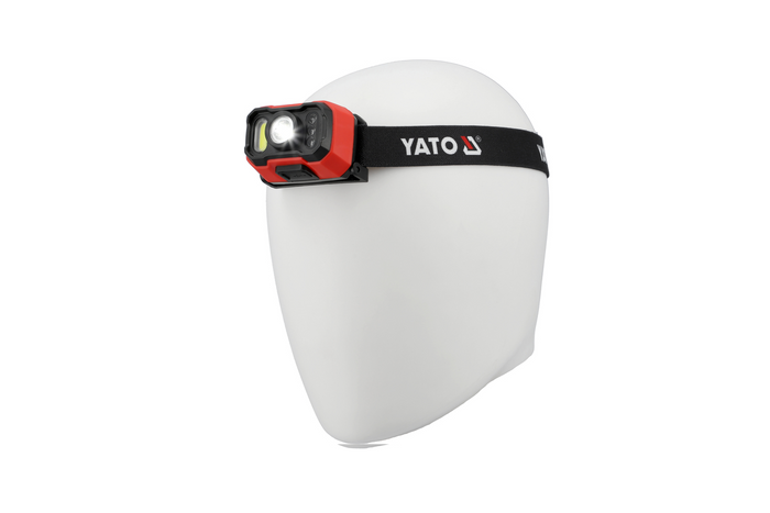 Світлодіодний налобний ліхтар YATO YT-085942 з датчиком руху 1000 лм